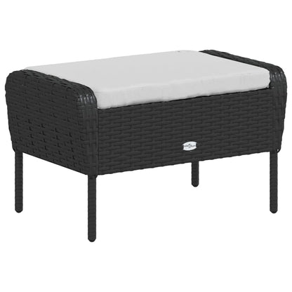 Tuinstoel Met Voetenbank Poly Rattan